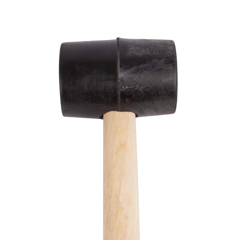 16oz Rubber Mallet with Wooden Handle - By Blackspur
