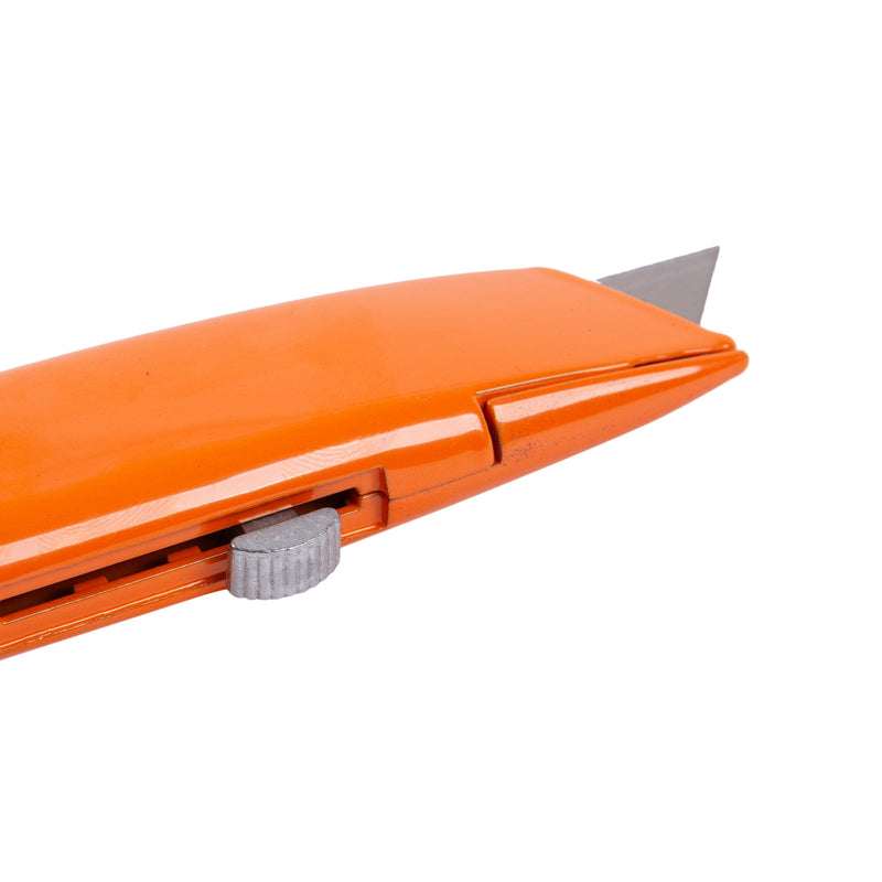 Orange Aluminium Retractable Utility Knife Set - By Blackspur