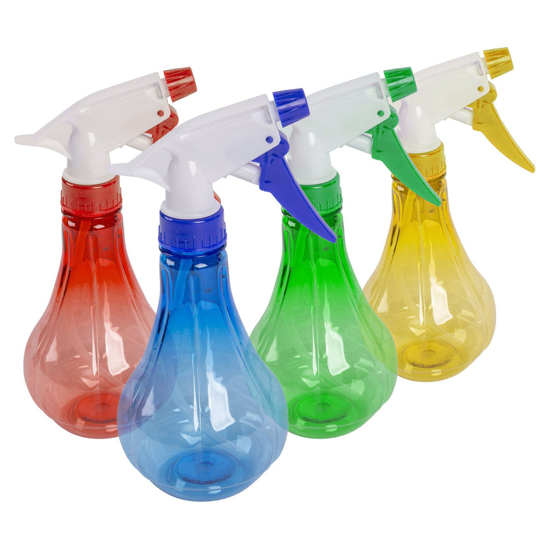 Assorted 350ml Plastic Spray Bottle - By Green Blade
