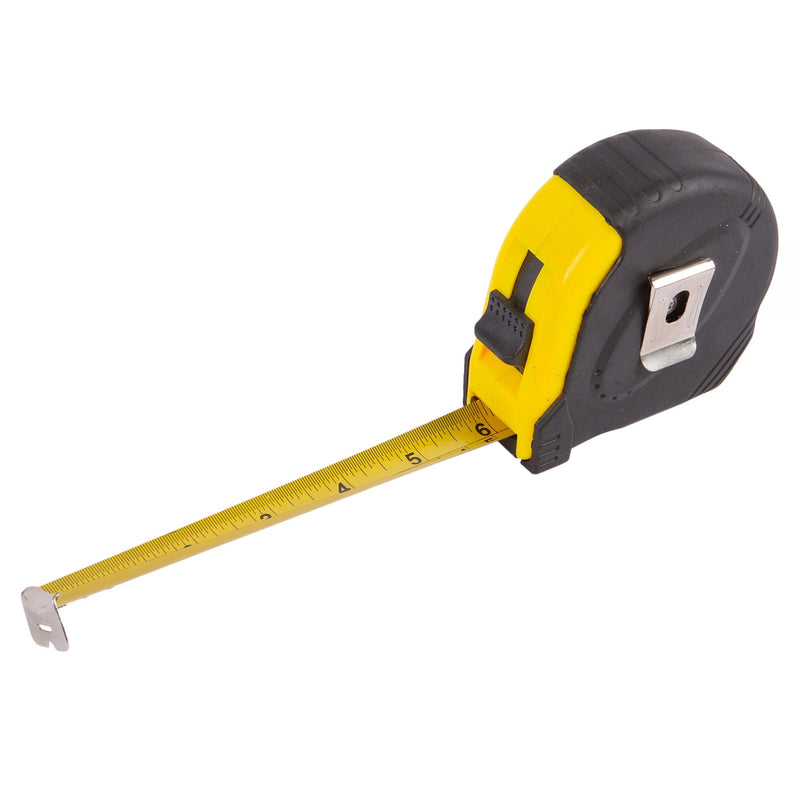 Yellow Dual-Blade 10m x 25mm Retractable Tape Measure - By Blackspur