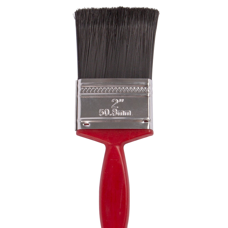 Red 5cm Plastic DIY Paint Brush - By Blackspur