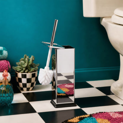 Chrome Square Toilet Brush