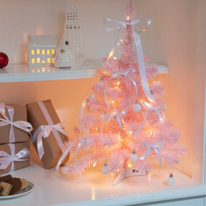 Artificial Christmas Tree - 2ft - Pink