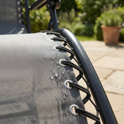 2 Piece Zero Gravity Chair Set - Grey
