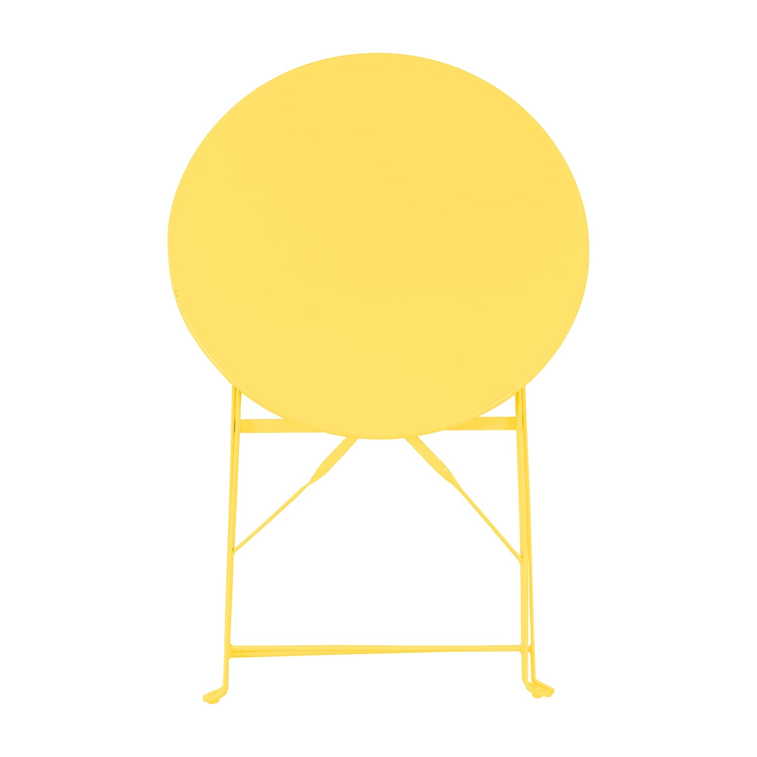 Yellow Two-Seater Round Bistro Set