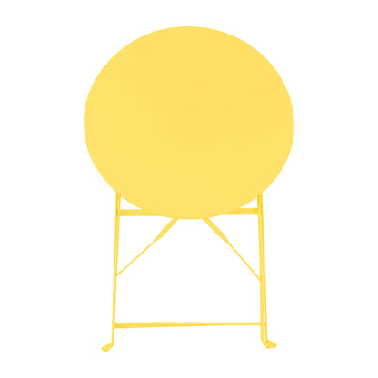 Yellow Two-Seater Round Bistro Set