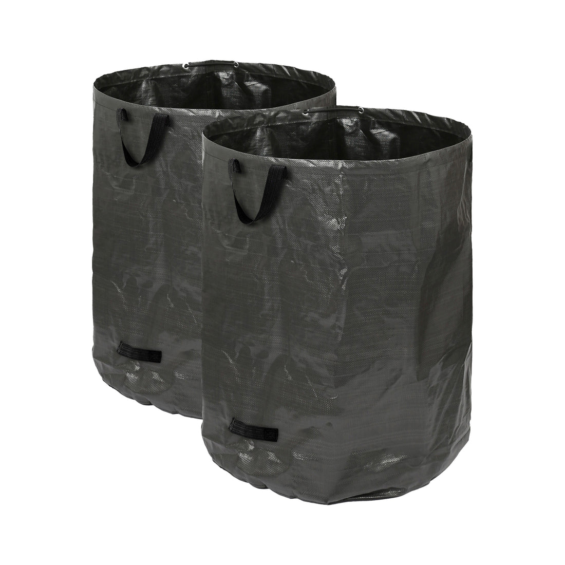 270L Black Heavy-Duty Garden Waste Bags - Pack of 2