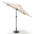 2.7M Tilting Garden Parasol and Base Set - Natural