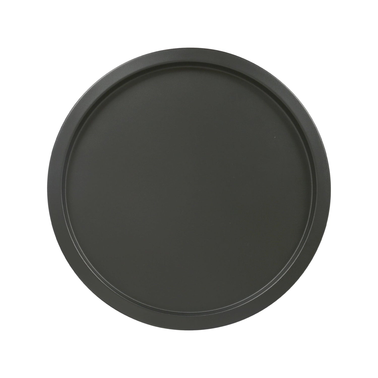 Black Round Steel Tray Table