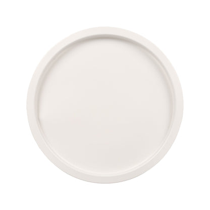 White Round Steel Tray Table