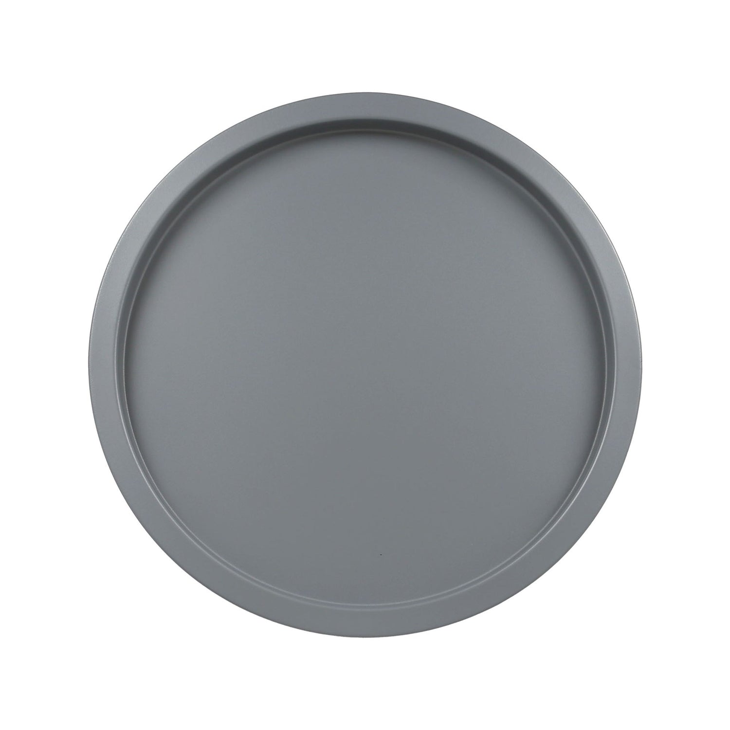 Grey Round Steel Tray Table