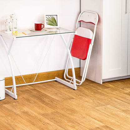 Red Wave Padded Folding Chair - Pack of Six