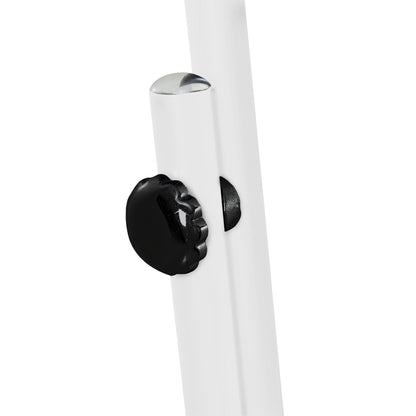 153cm x 30cm White Round Full-Length Mirror