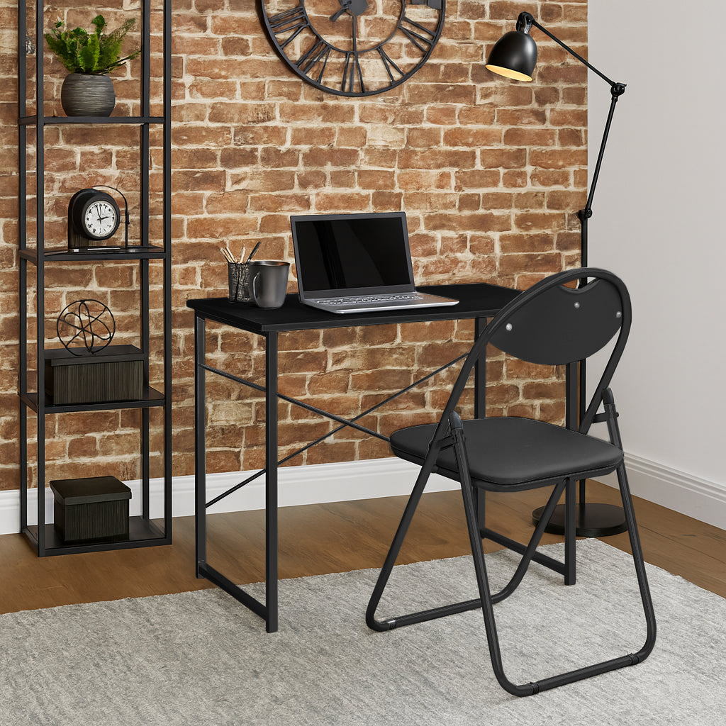 Industrial Office Desk - Black