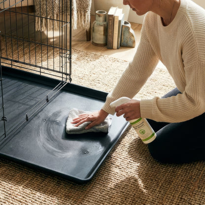 2 Door Metal Dog Crate with Removable Tray - Small