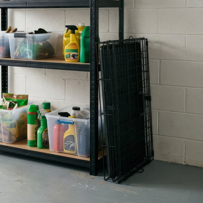 2 Door Metal Dog Crate with Removable Tray - Small