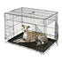 2 Door Metal Dog Crate with Removable Tray - Medium