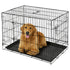 2 Door Metal Dog Crate with Removable Tray - Large