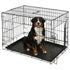 2 Door Metal Dog Crate with Removable Tray - Large