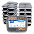 Reusable Meal Prep Containers - 3 Compartments (975ml) - Pack of 10