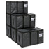 Large Heavy Duty Moving Bags - 90L - Anthracite - Pack of 6
