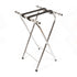 Metal Folding Serving Tray Stand - Chrome