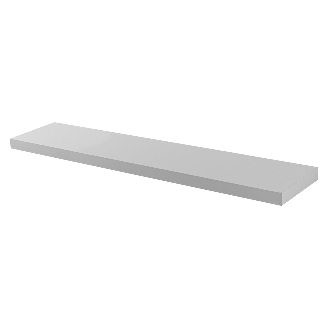 100cm White Modern Floating Shelf