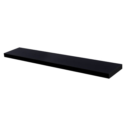 100cm Black Modern Floating Shelf