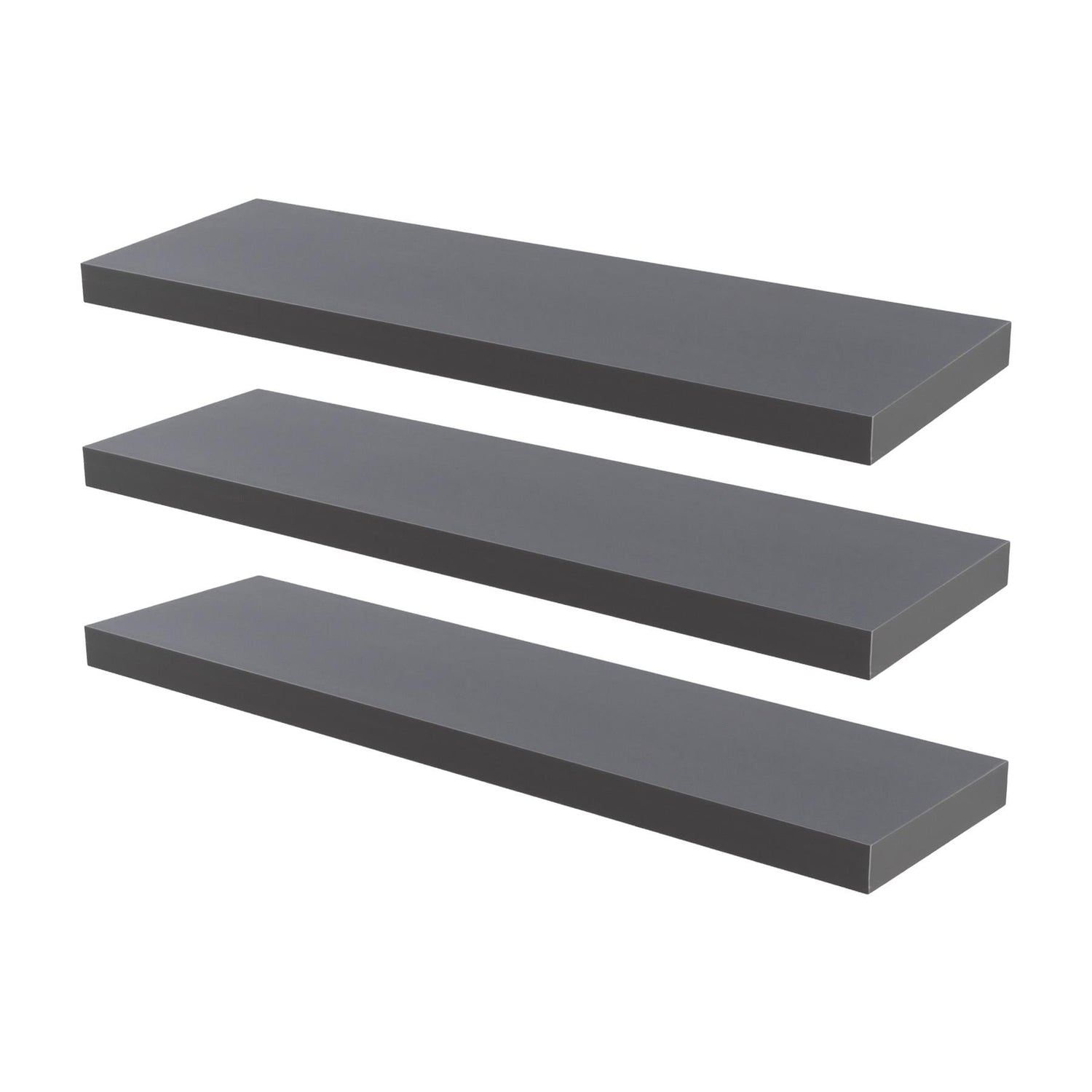 100cm Modern Floating Shelves - Pack of Three