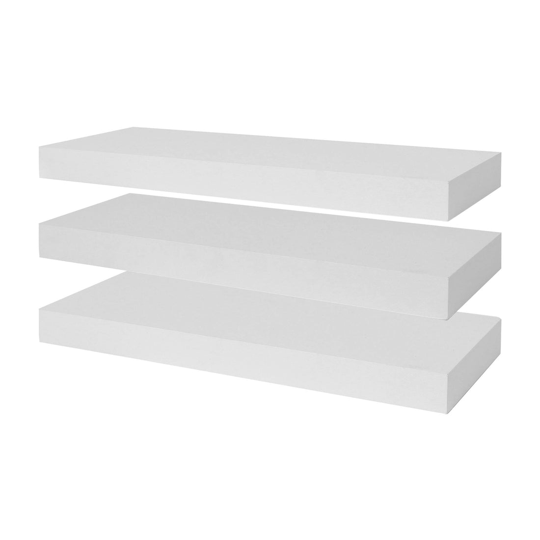 40cm Modern Floating Shelves - Pack of Three