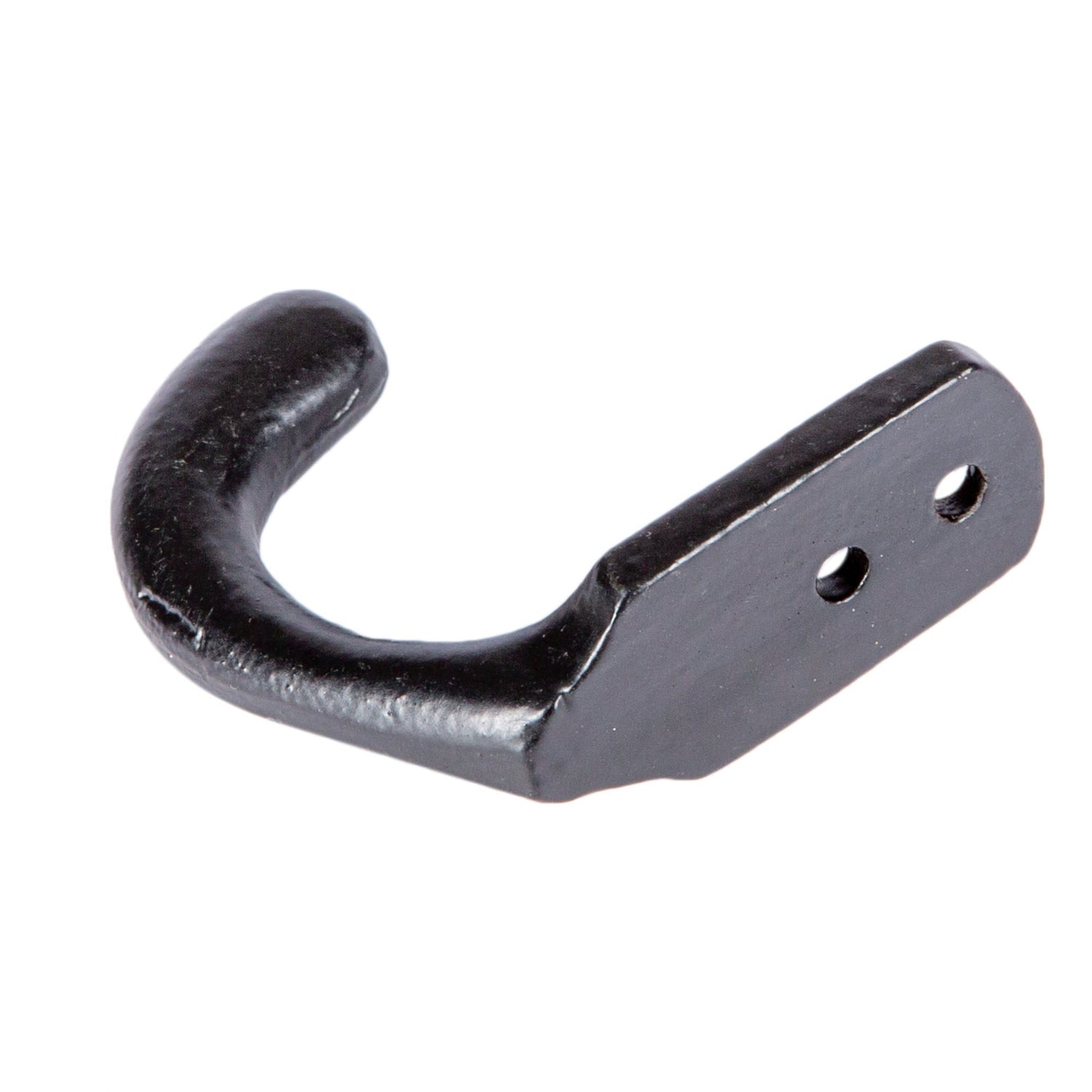 20mm x 55mm Black Single Coat Hook