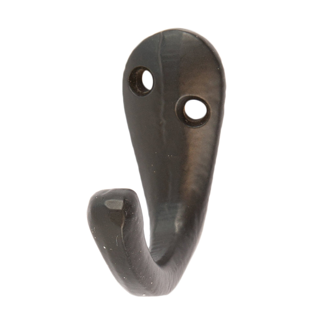 20mm x 45mm Black Single Robe Hook