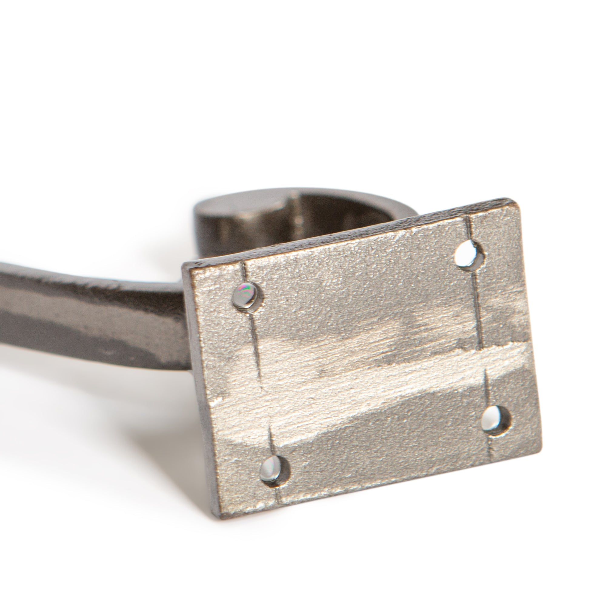 35mm x 105mm Raw Square Back Hat &amp; Coat Hook
