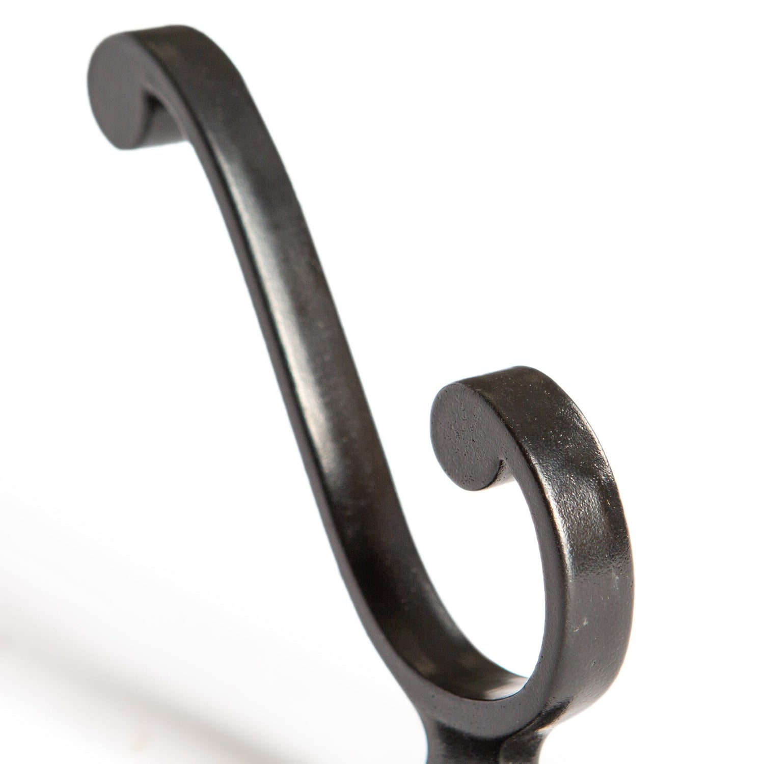 35mm x 105mm Black Square Back Hat &amp; Coat Hook