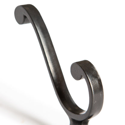 35mm x 105mm Black Square Back Hat &amp; Coat Hook