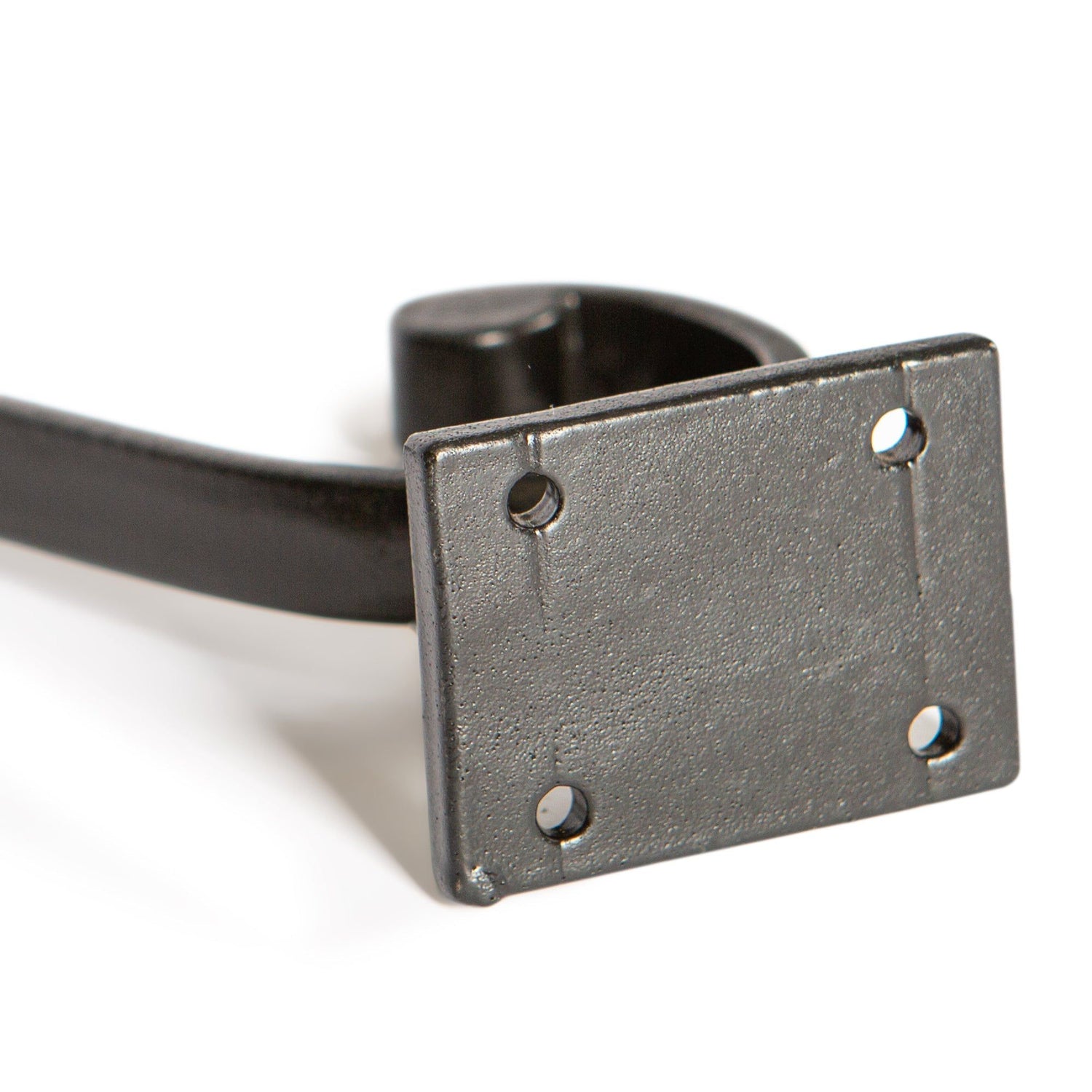 35mm x 105mm Black Square Back Hat &amp; Coat Hook