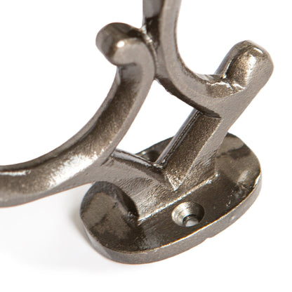 30mm x 130mm Raw Ornamental Hat &amp; Coat Hook