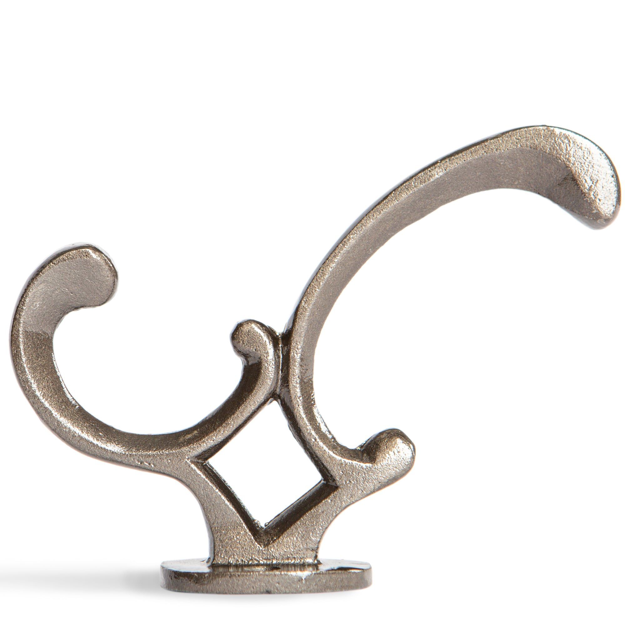 30mm x 130mm Raw Ornamental Hat &amp; Coat Hook
