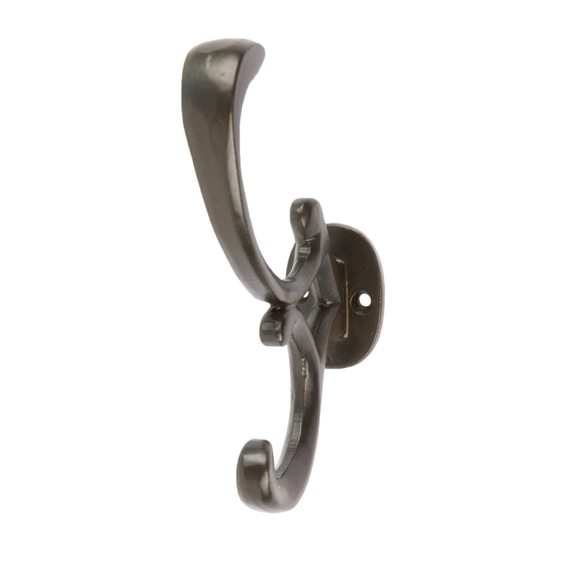 30mm x 130mm Black Ornamental Hat &amp; Coat Hook