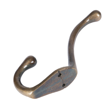 30mm x 140mm Brass Narrow Hat &amp; Coat Hook