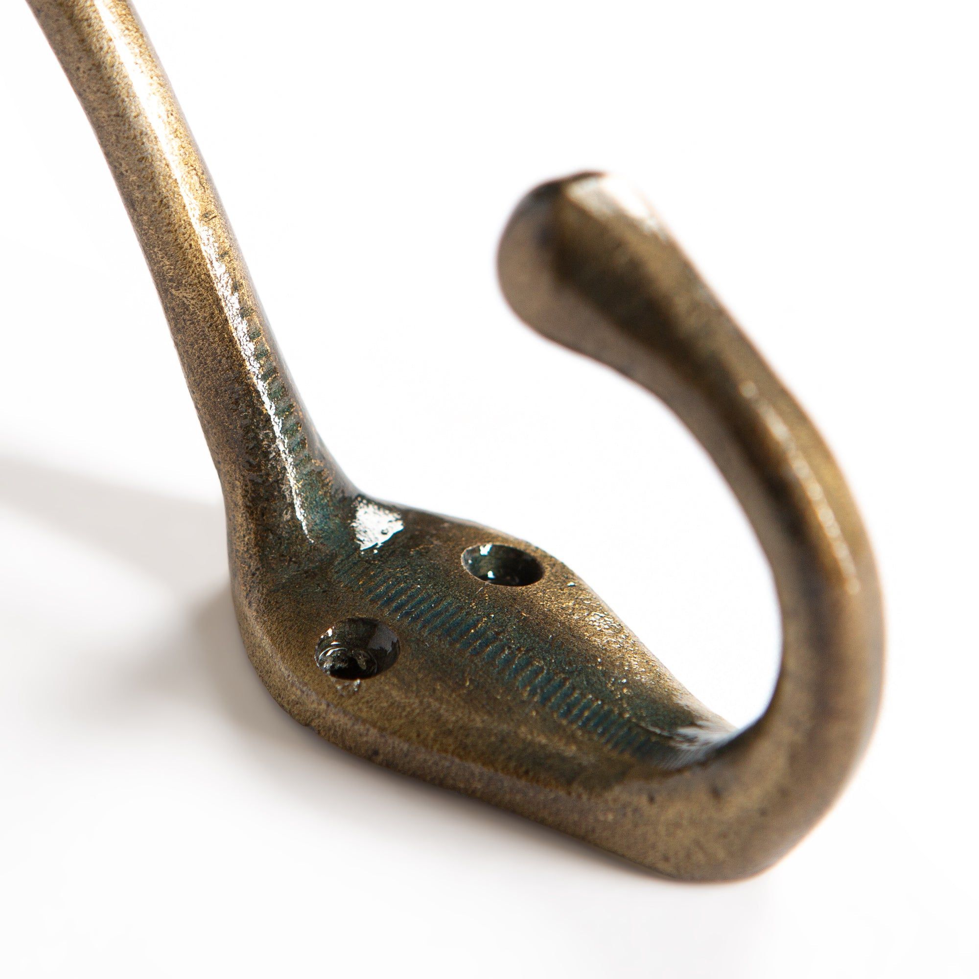 30mm x 140mm Brass Narrow Hat &amp; Coat Hook