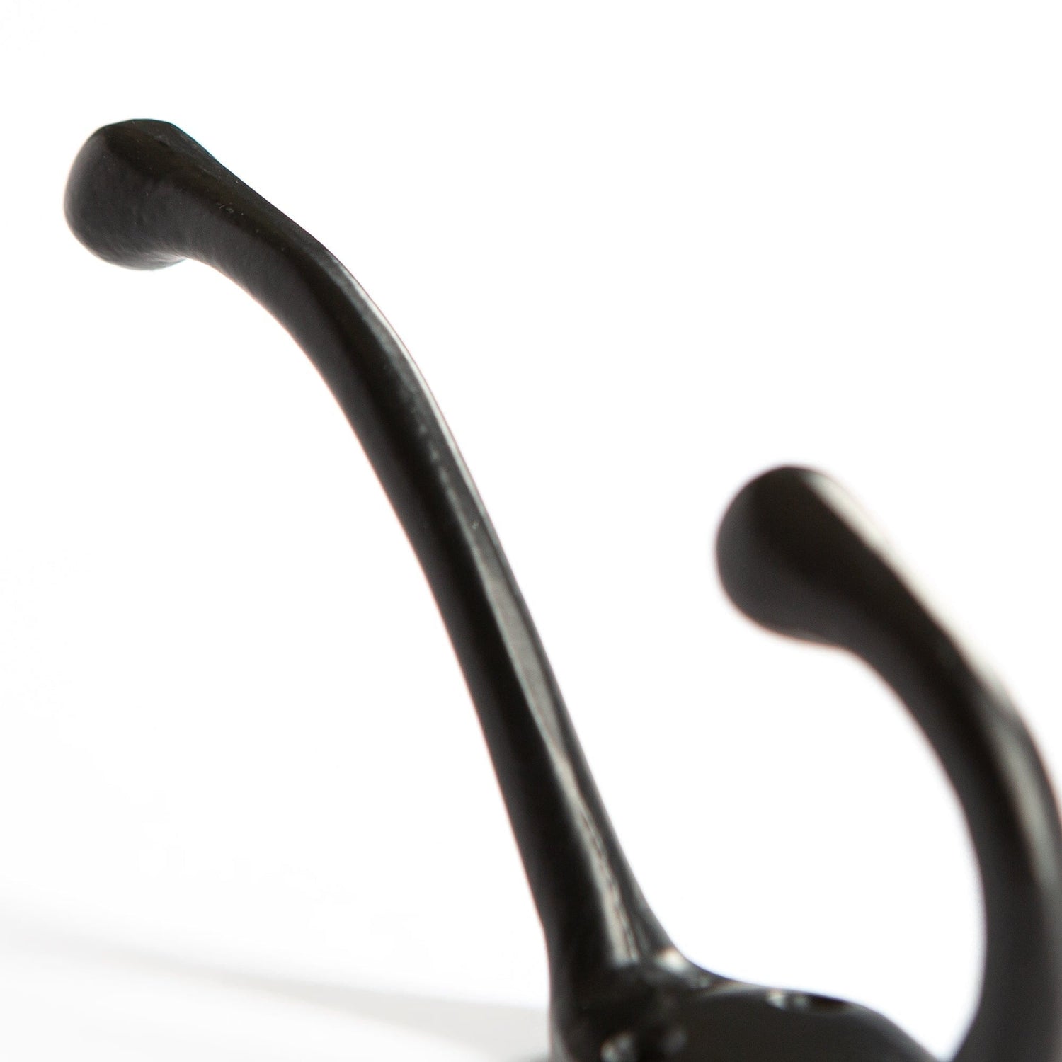 30mm x 140mm Black Narrow Hat &amp; Coat Hook