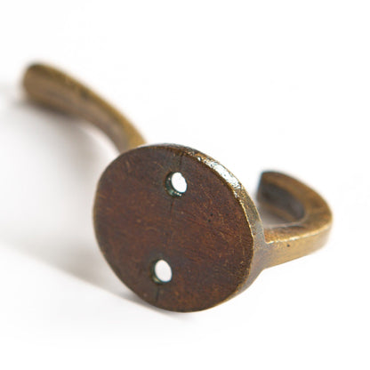 25mm x 80mm Brass Hat &amp; Coat Hook