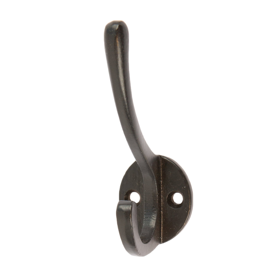 25mm x 80mm Black Hat &amp; Coat Hook