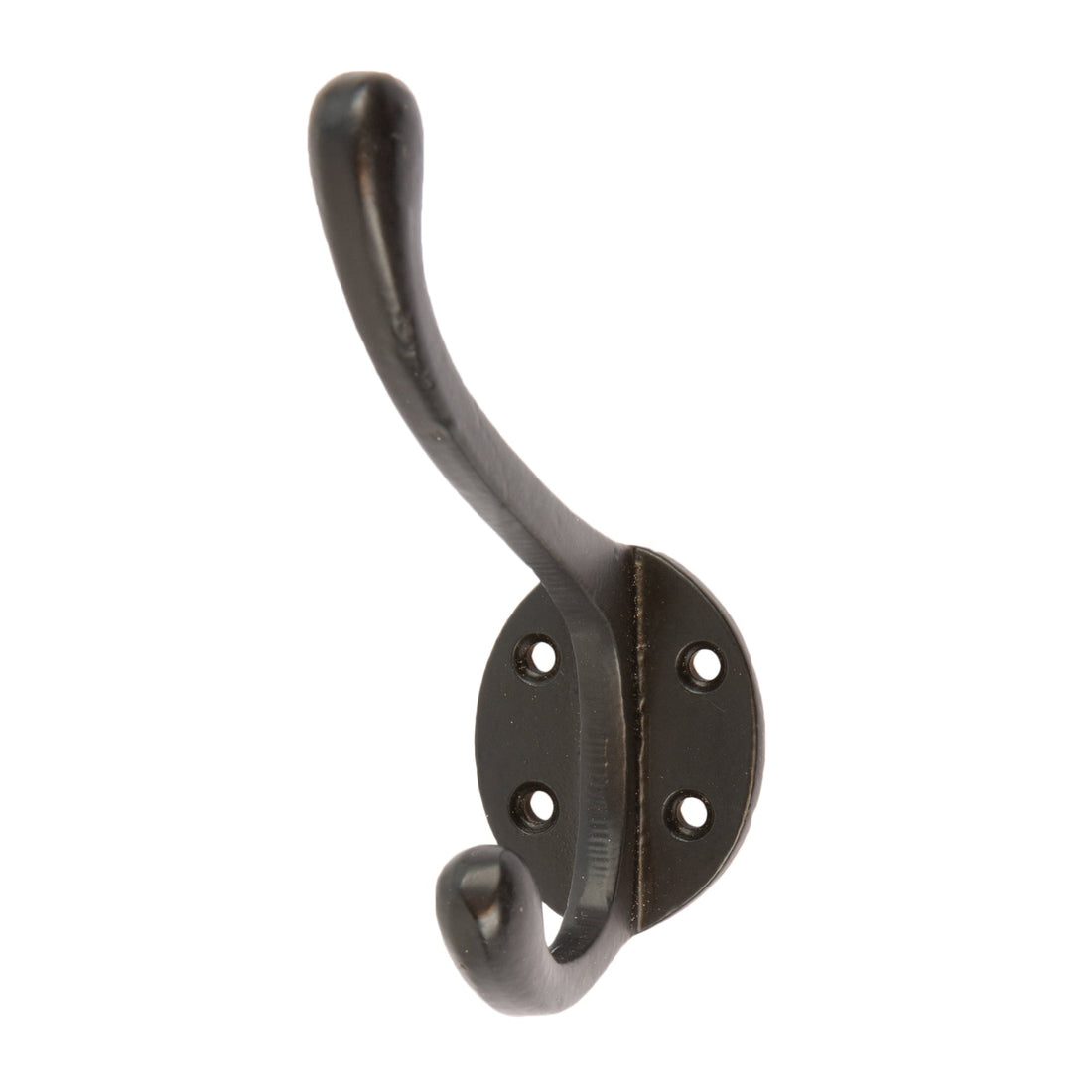 40mm x 105mm Black Hat &amp; Coat Hook