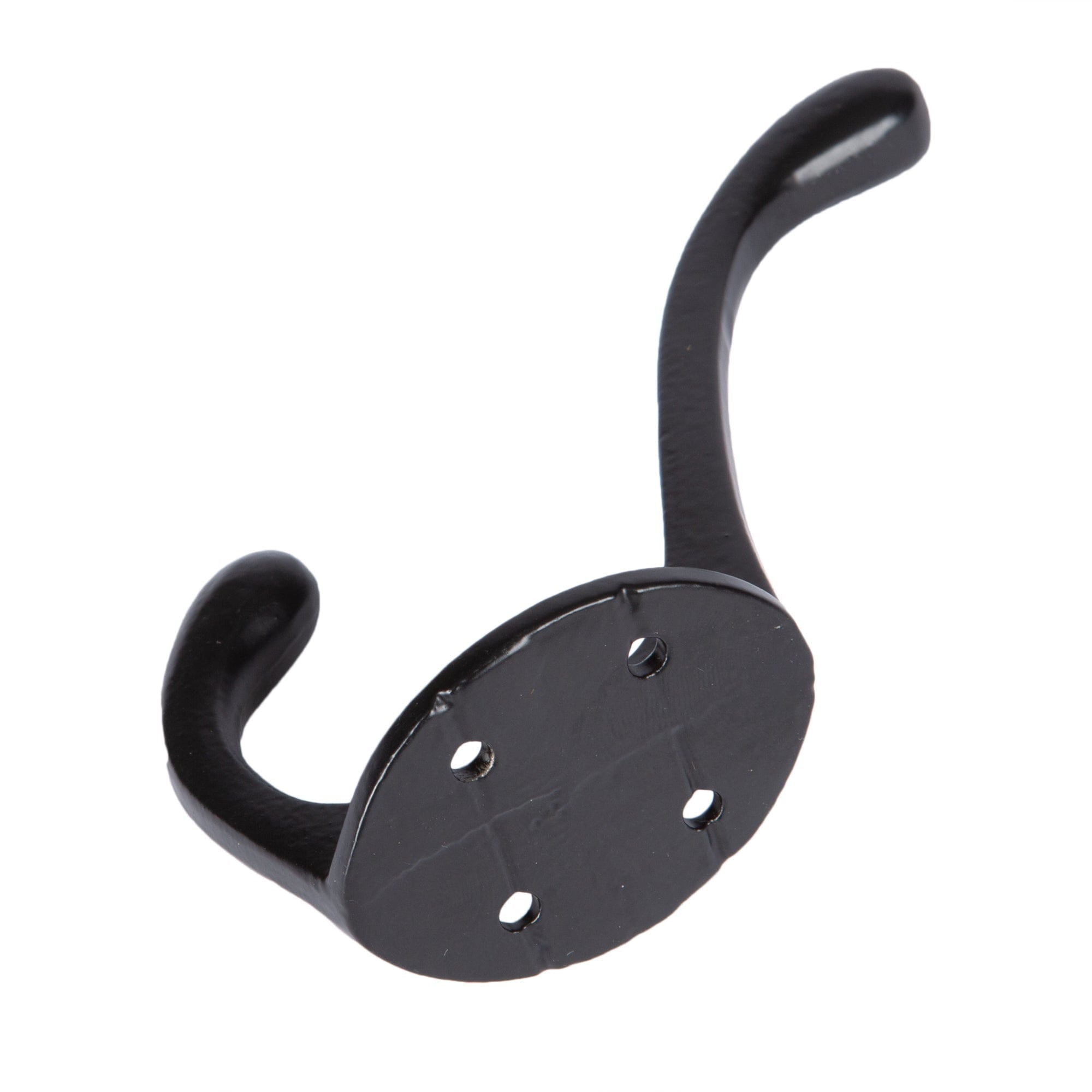 40mm x 105mm Black Hat &amp; Coat Hook