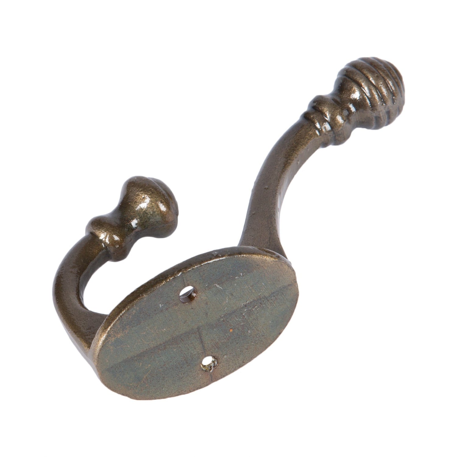 30mm x 95mm Brass Ball End Hat &amp; Coat Hook