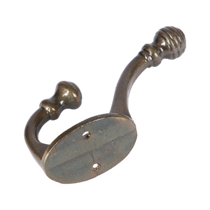30mm x 95mm Brass Ball End Hat &amp; Coat Hook