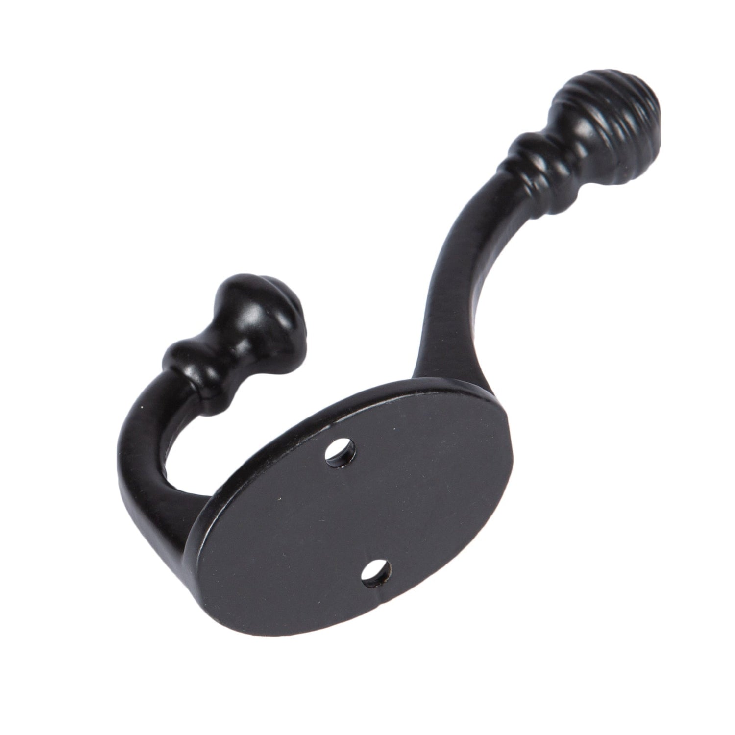30mm x 95mm Black Ball End Hat &amp; Coat Hook