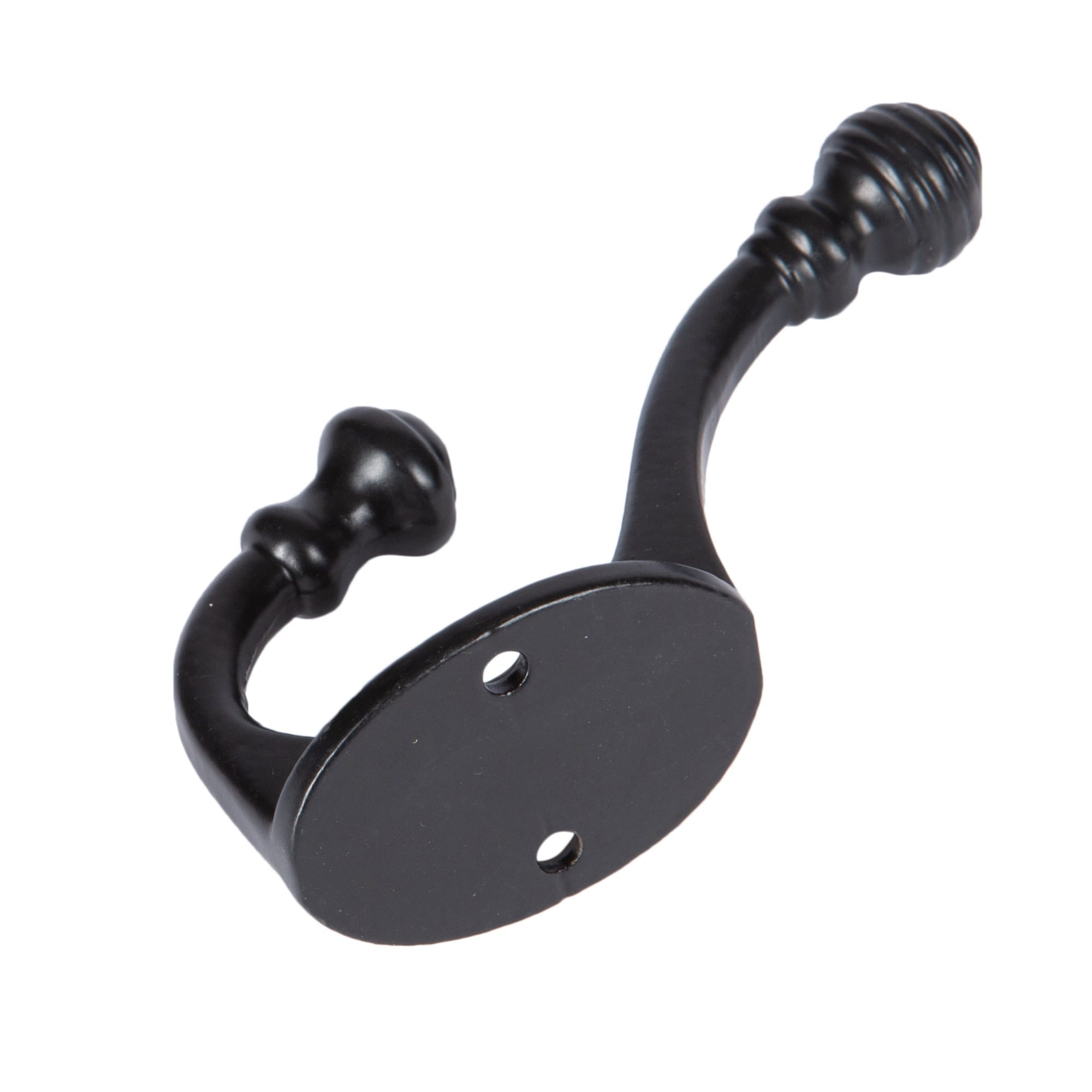 30mm x 95mm Black Ball End Hat &amp; Coat Hook